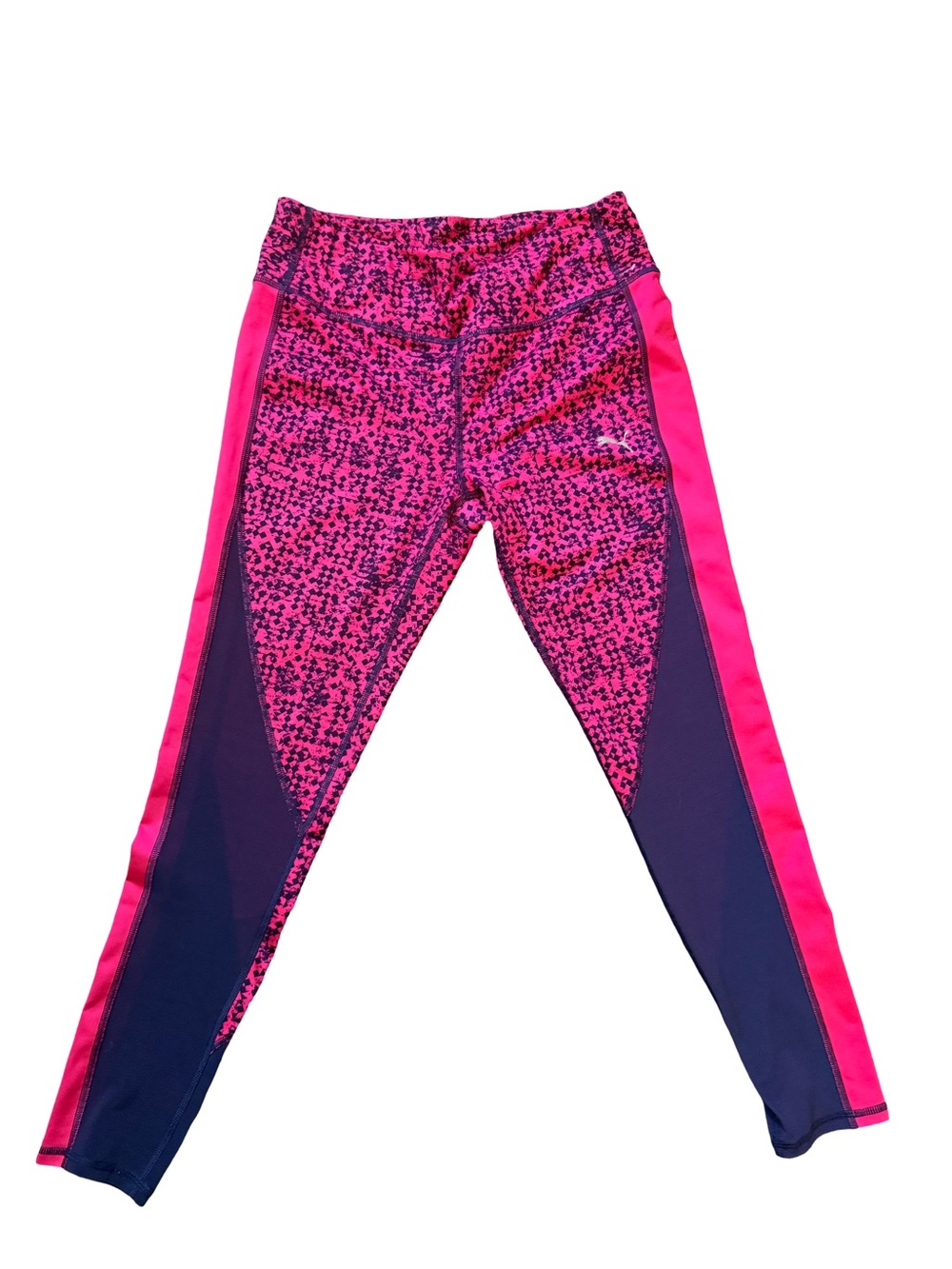 Puma Women’s Hot Pink and Navy Performance Leggings